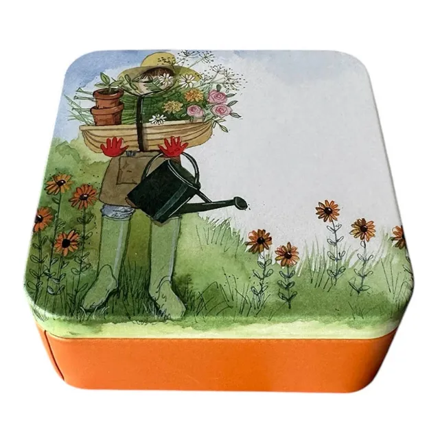 Bild von FLOWER GARDEN MEDIUM SQUARE TIN