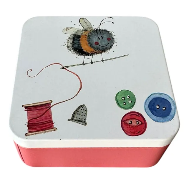 Bild von SEWING BEE MEDIUM SQUARE TIN