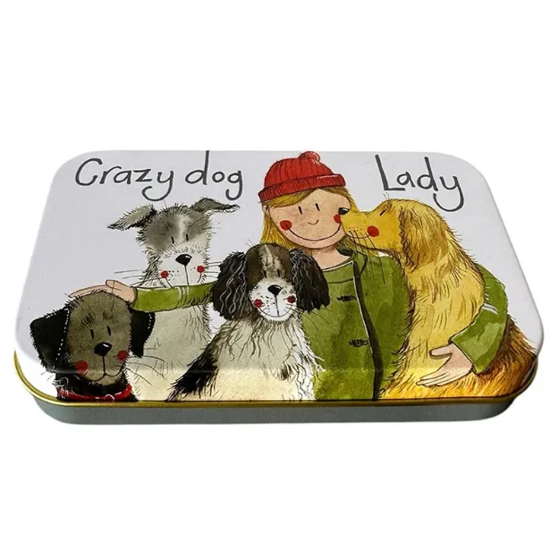 Bild von CRAZY DOG LADY SMALL RECTANGULAR TIN