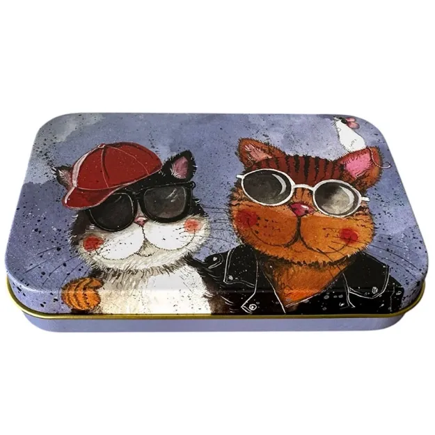 Bild von COOL CATS SMALL RECTANGULAR TIN