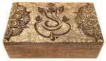 Bild von Ganesha Holzbox