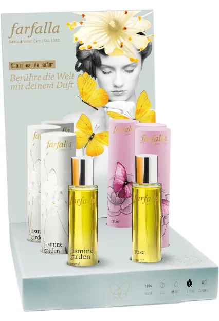 Bild von Verkaufs-Display Perfumes, Jasmine Garden & Rose