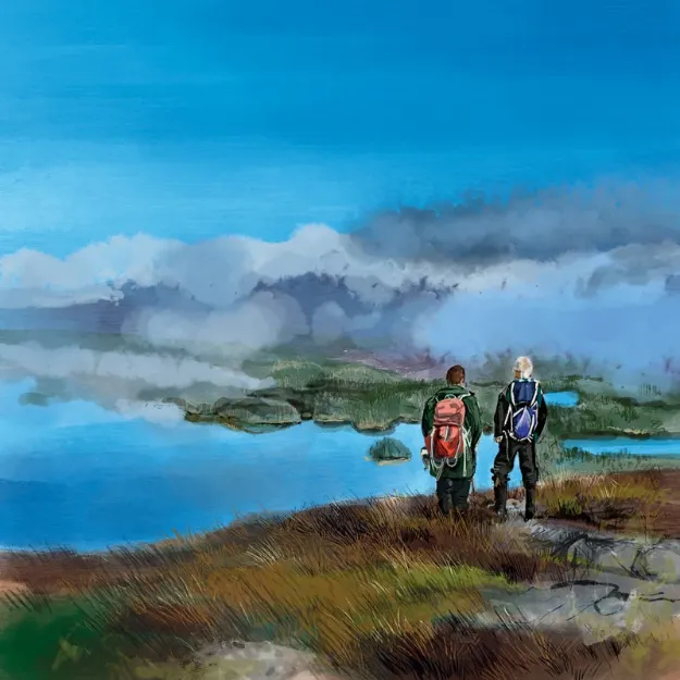 Bild von ACROSS THE WATER BLANK CARD