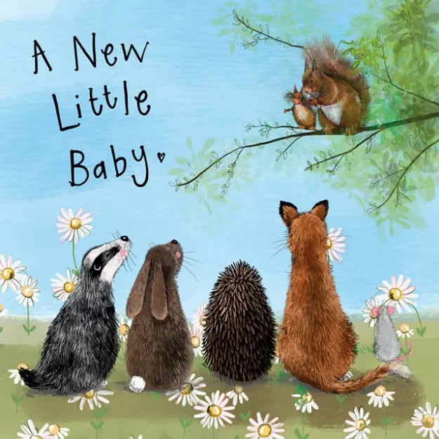 Bild von SQUIRREL NEW BABY CARD