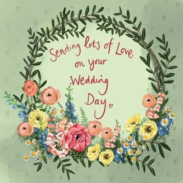 Bild von WEDDING FLOWERS CARD