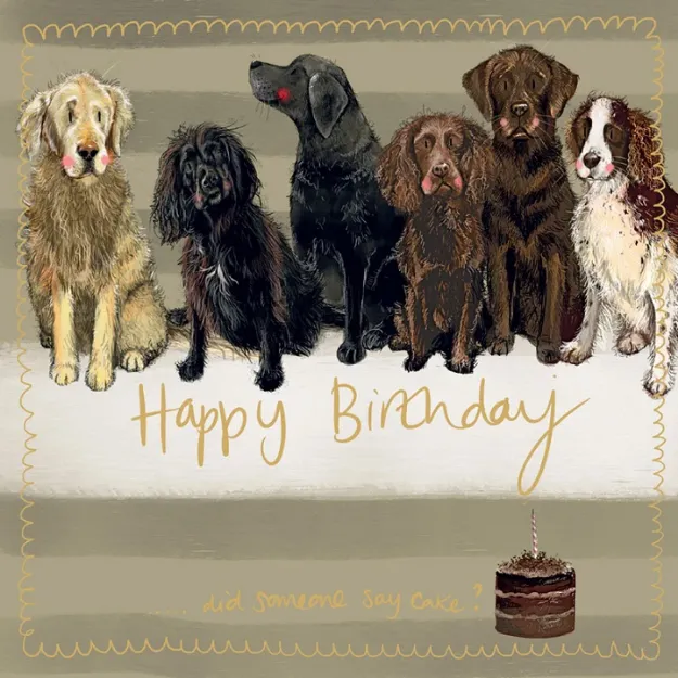 Bild von ANYONE FAR CAKE? LARGE SPARKLE CARD