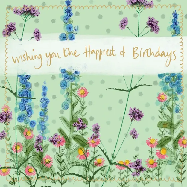 Bild von DELPHINIUMS LARGE SPARKLE CARD