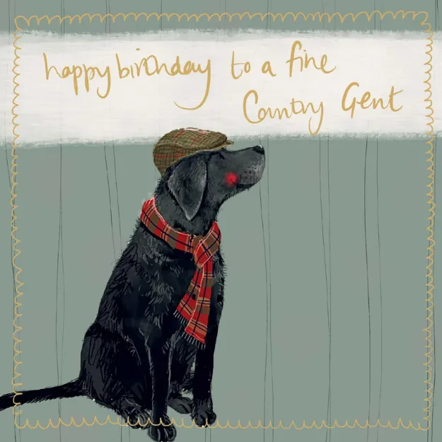 Bild von COUNTRY GENT LARGE SPARKLE CARD