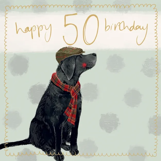 Bild von 50 TODAY LARGE SPARKLE CARD