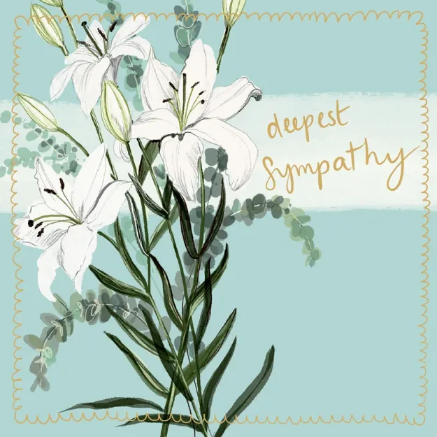 Bild von LILY LARGE SPARKLE CARD