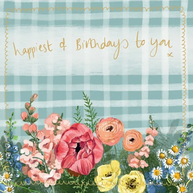 Bild von FLOWER CHECKS LITTLE SPARKLE CARD