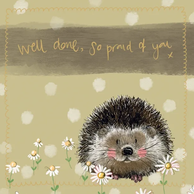 Bild von HAPPY HEDGEHOG LITTLE SPARKLE CARD