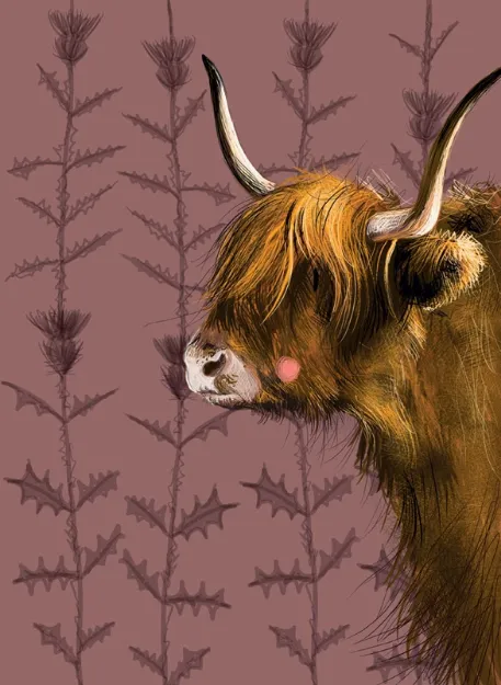 Bild von HIGHLAND COW NOTEBOOK