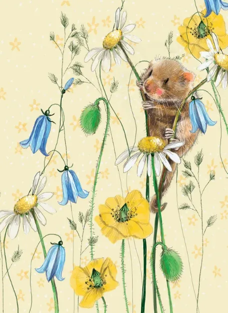 Bild von FIELDMOUSE AND FLOWERS NOTEBOOK