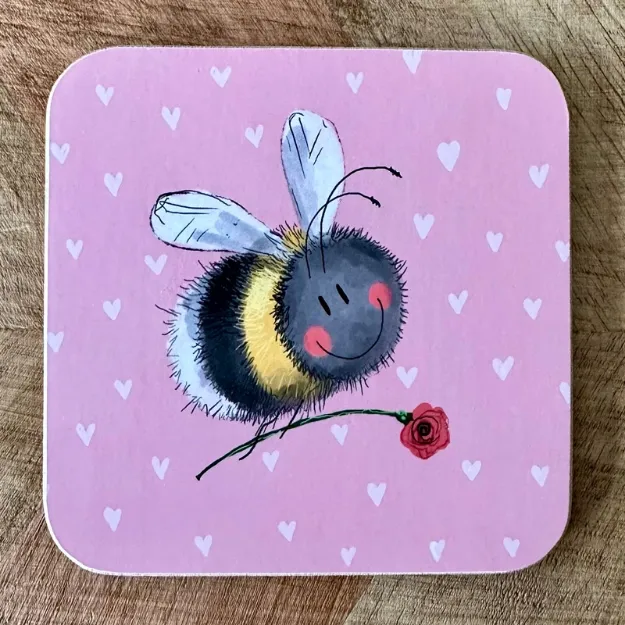 Bild von BEE AND FLOWERS COASTER