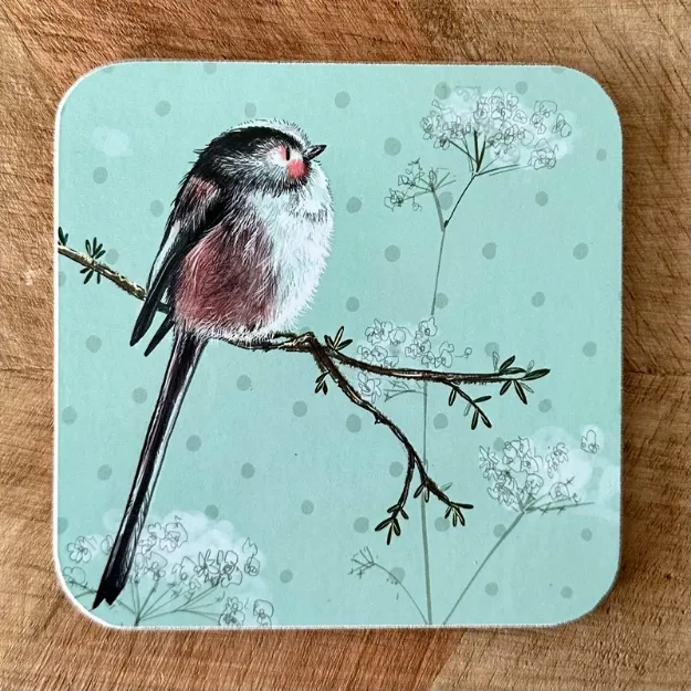 Bild von LONG TAILED TIT COASTER