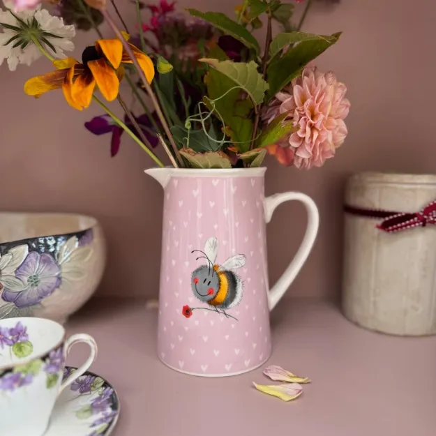 Bild von BEE AND FLOWER JUG