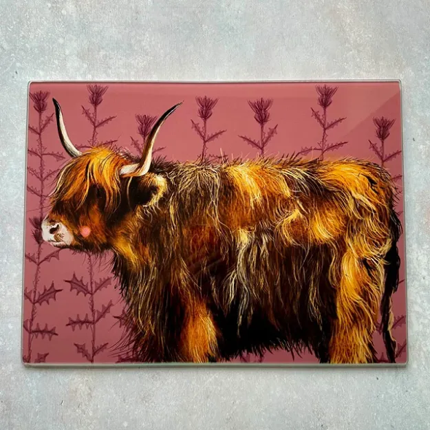 Bild von HIGHLAND COW WORKTOP SAVER