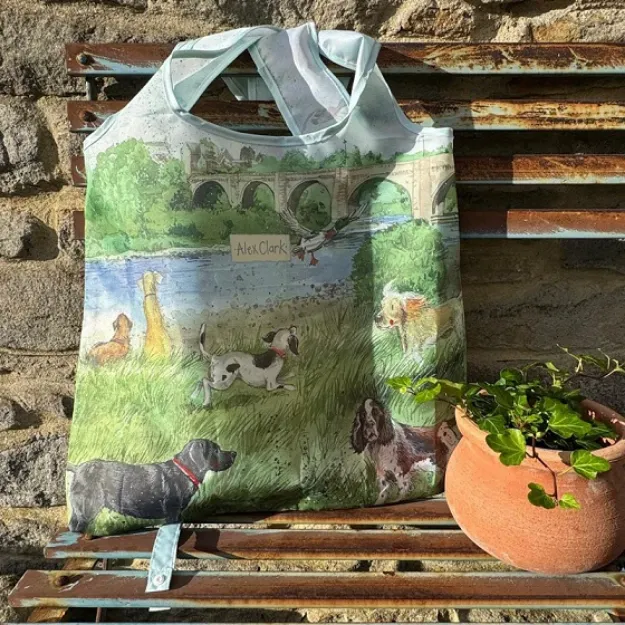 Bild von ALONG THE RIVER REUSABLE SHOPPING BAG
