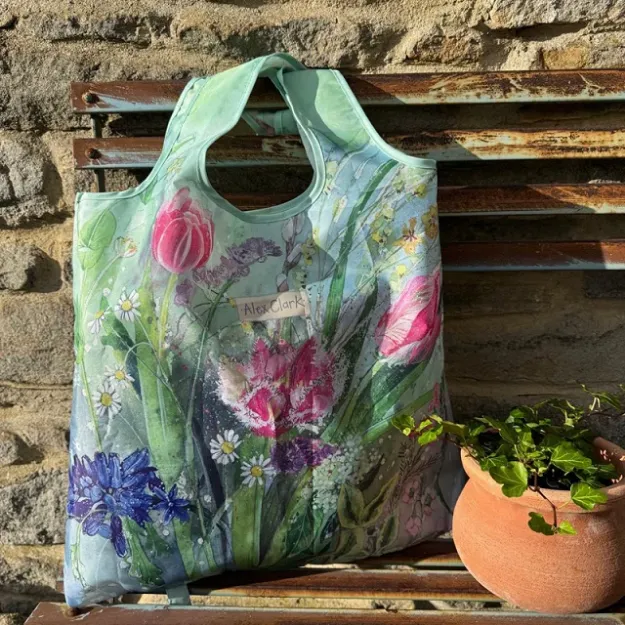 Bild von SPRING FLOWERS REUSABLE SHOPPING BAG