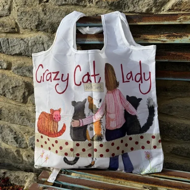 Bild von CRAZY CAT LADY REUSABLE SHOPPING BAG