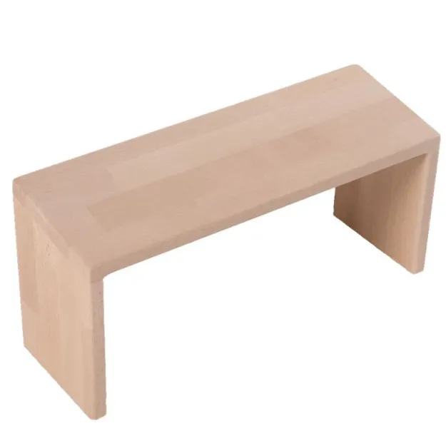 Bild von Meditationsbänkchen Linear Höhe 21 cm aus Buchenholz von Lotus Design