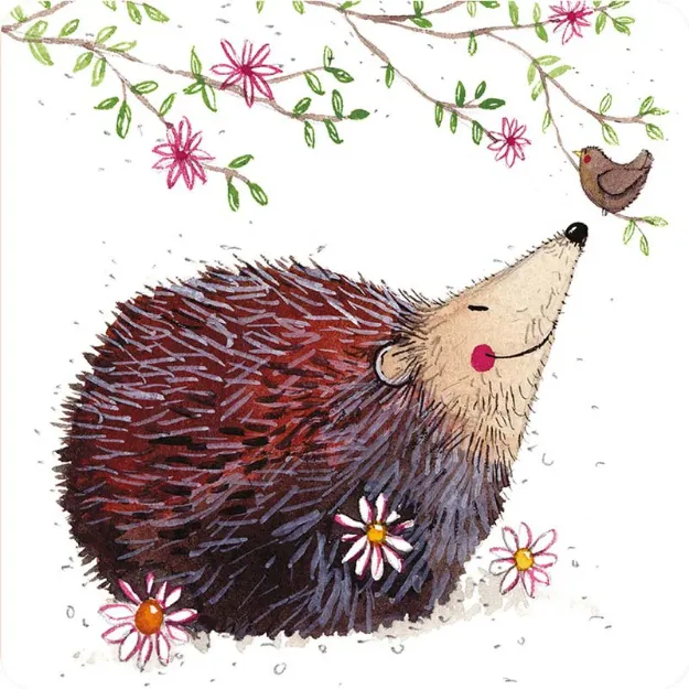 Bild von HEDGEHOG AND FLOWERS