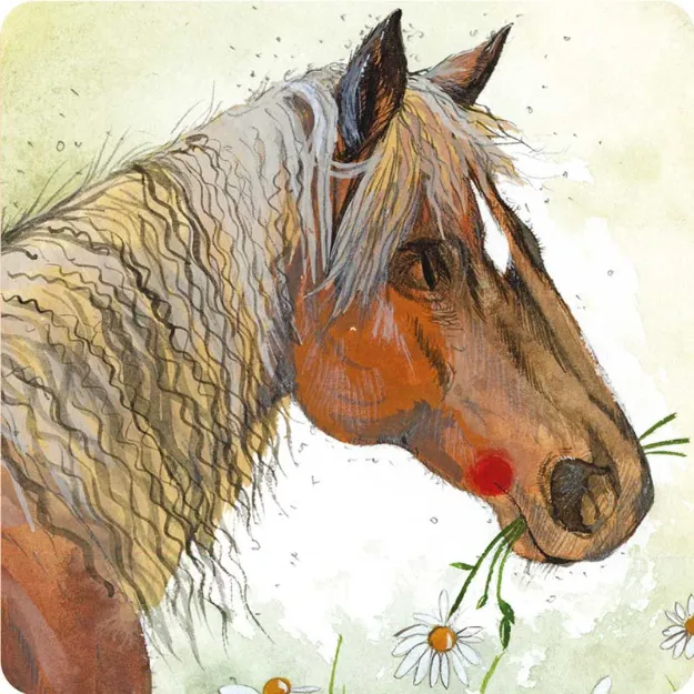 Bild von HORSE AND FLOWERS
