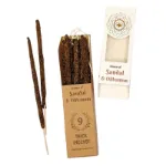 Bild von Green Tree Sandal & Olibanum Botanical Incense, 9 dicke Stäbchen