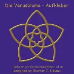 Bild von Die Venusblume - Goldfolienaufkleber 21cm