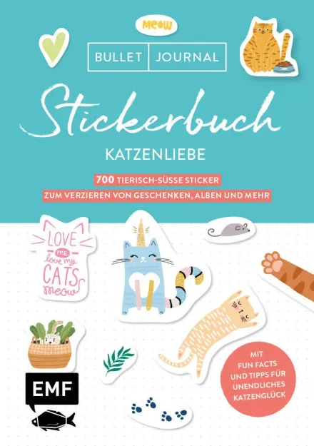 Bild von Bullet Journal Stickerbuch – Katzenliebe