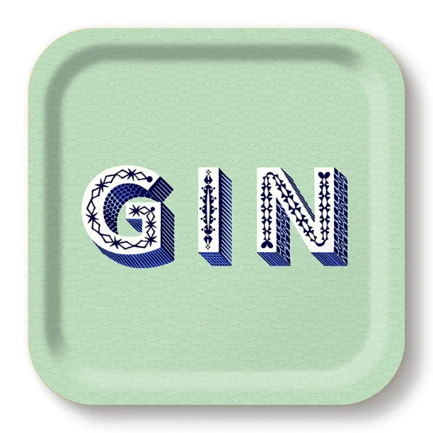 Bild von Asta Barrington Gin/mint Tray 20x20cm - Jamida of Sweden