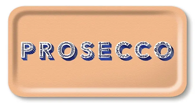 Bild von Asta Barrington Champagne/mint Tray 43x22cm - Jamida of Sweden