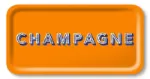 Bild von Asta Barrington Champagne / satsuma orange Tray 43x22cm - Jamida of Sweden