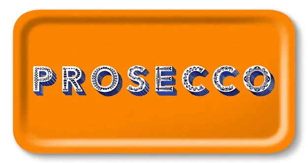 Bild von Asta Barrington Prosecco / satsuma orange Tray 43x22cm - Jamida of Sweden