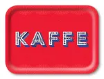 Bild von Asta Barrington Kaffe/red Tray 27x20cm - Jamida of Sweden
