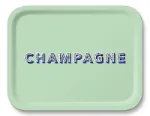 Bild von Asta Barrington Champagne / mint Tray 36x28cm - Jamida of Sweden