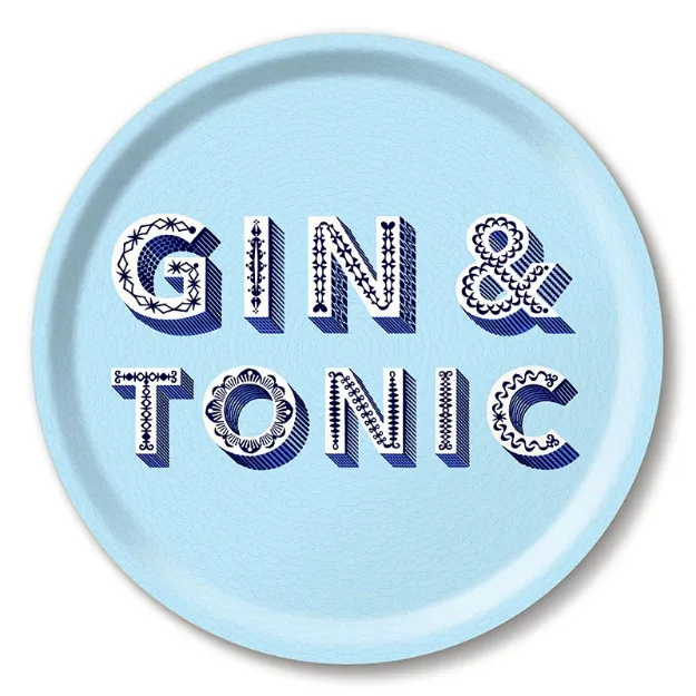 Bild von Asta Barrington Gin & tonic/powder blue Tray Ø 31 - Jamida of Sweden