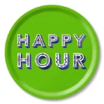 Bild von Asta Barrington Happy hour/lime green Tray Ø 31 - Jamida of Sweden