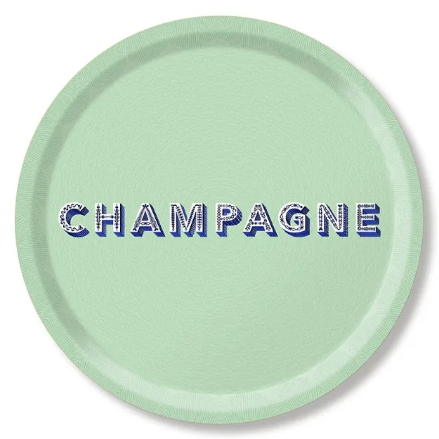 Bild von Asta Barrington Champagne / mint Tray Ø 39 - Jamida of Sweden