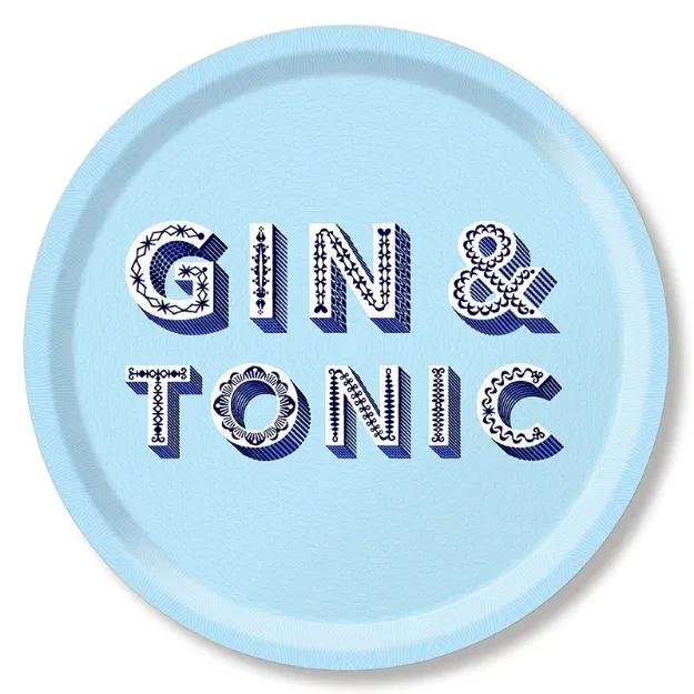 Bild von Asta Barrington Gin & tonic/powder blue Tray Ø 39 - Jamida of Sweden