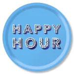 Bild von Asta Barrington Happy Hour / sky blue Tray Ø 39 - Jamida of Sweden