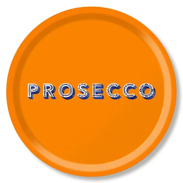 Bild von Asta Barrington Prosecco / satsuma orange Tray Ø 39 - Jamida of Sweden