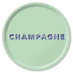 Bild von Asta Barrington Champagne / mint Tray Ø 46 - Jamida of Sweden