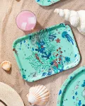 Bild von Emma J Shipley Seaforest/aqua Tray 27x20 - Jamida of Sweden