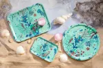 Bild von Emma J Shipley Seaforest/aqua Tray 43x33 - Jamida of Sweden