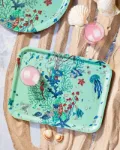 Bild von Emma J Shipley Seaforest/aqua Tray 43x33 - Jamida of Sweden