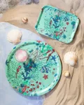 Bild von Emma J Shipley Seaforest/aqua Tray Ø 39 - Jamida of Sweden