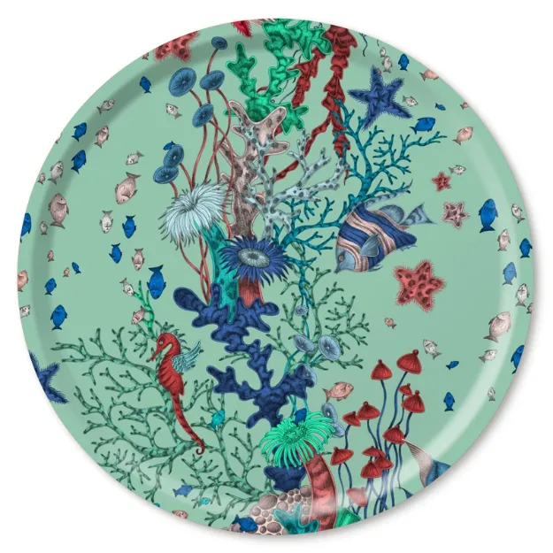 Bild von Emma J Shipley Seaforest/aqua Tray Ø 46 - Jamida of Sweden