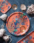 Bild von Emma J Shipley Seaforest/peach Tray Ø 39 - Jamida of Sweden